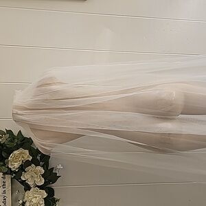 Wedding Vein Train Wing Accessories  Chiffon White